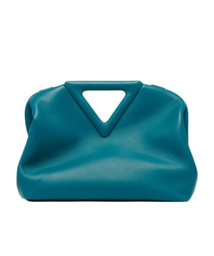 Bottega Veneta The Triangle Tote Bag In Green
