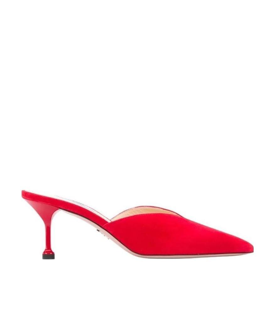 Prada Low-heel Pumps In Red