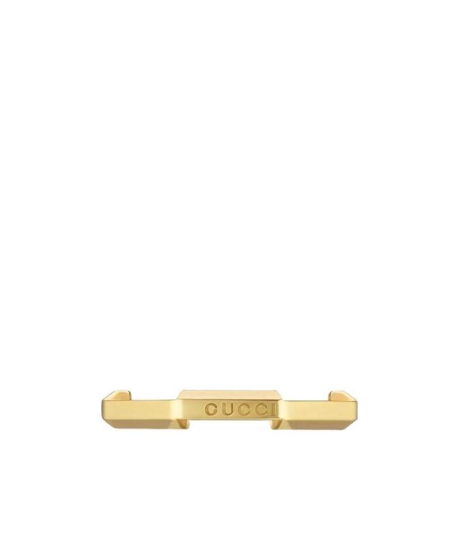 Gucci Link To Love Mirrored Ring In Burgundy