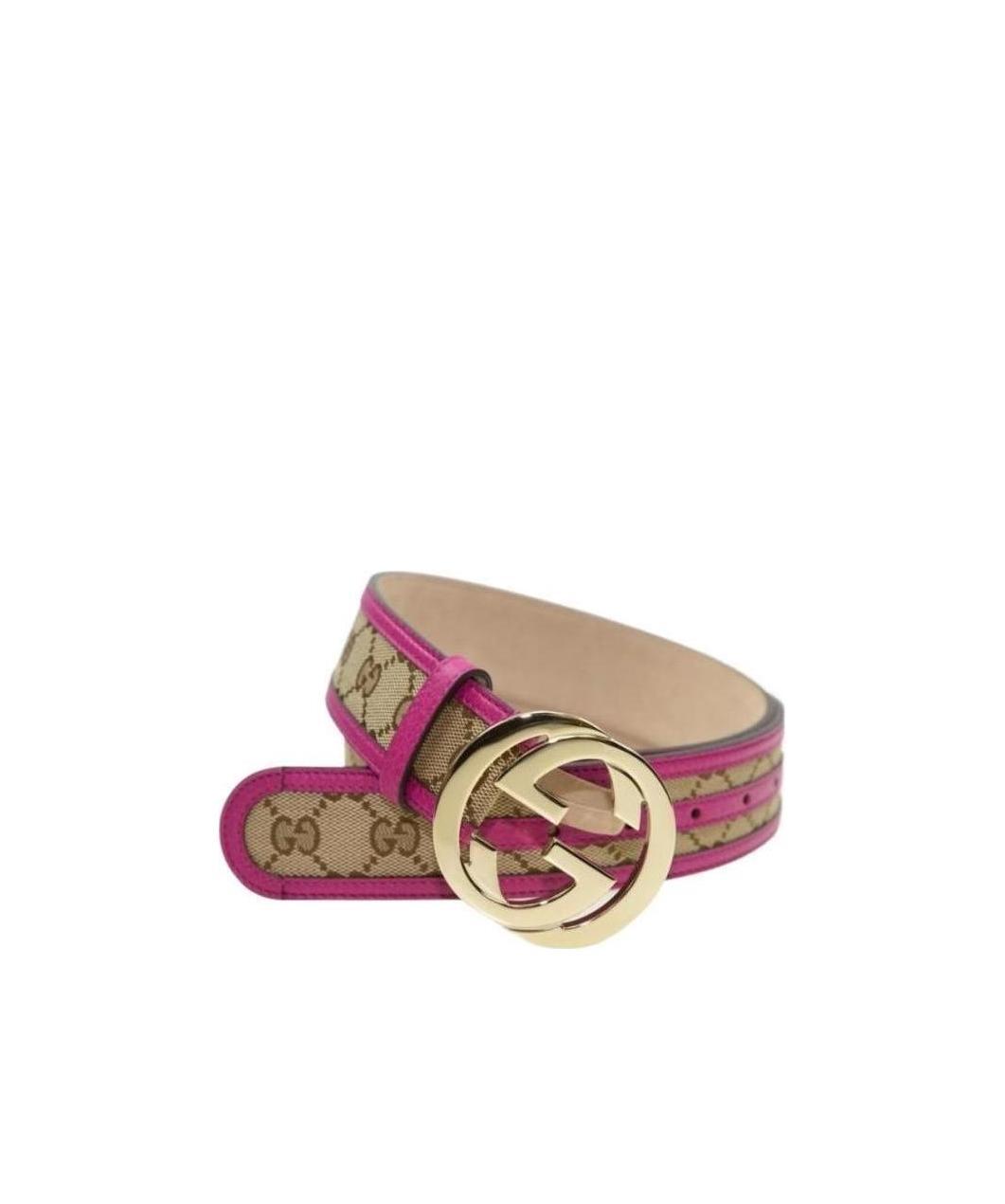 Gucci Logo Buckle Belt In Nude