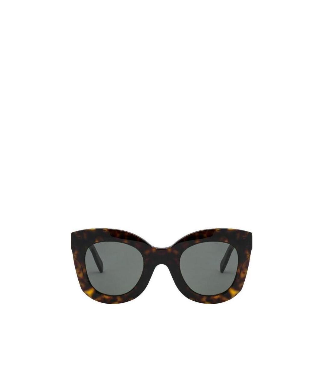 Celine Oversize-frame Sunglasses In Brown