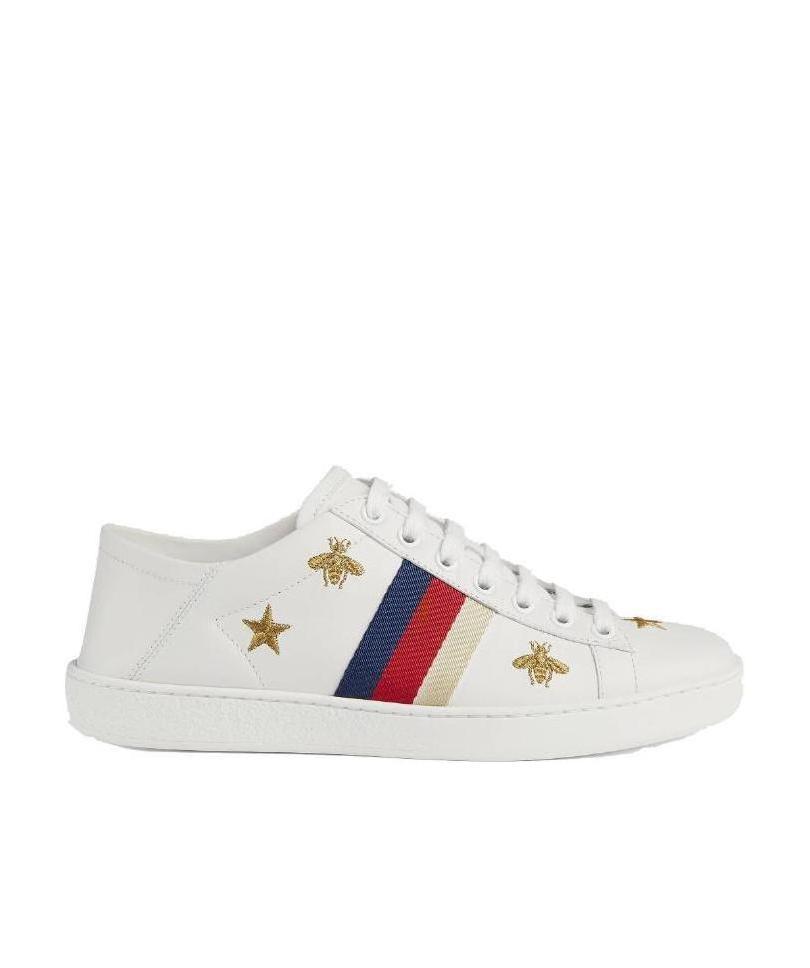 GUCCI ACE SNEAKER WITH BEES AND STARS