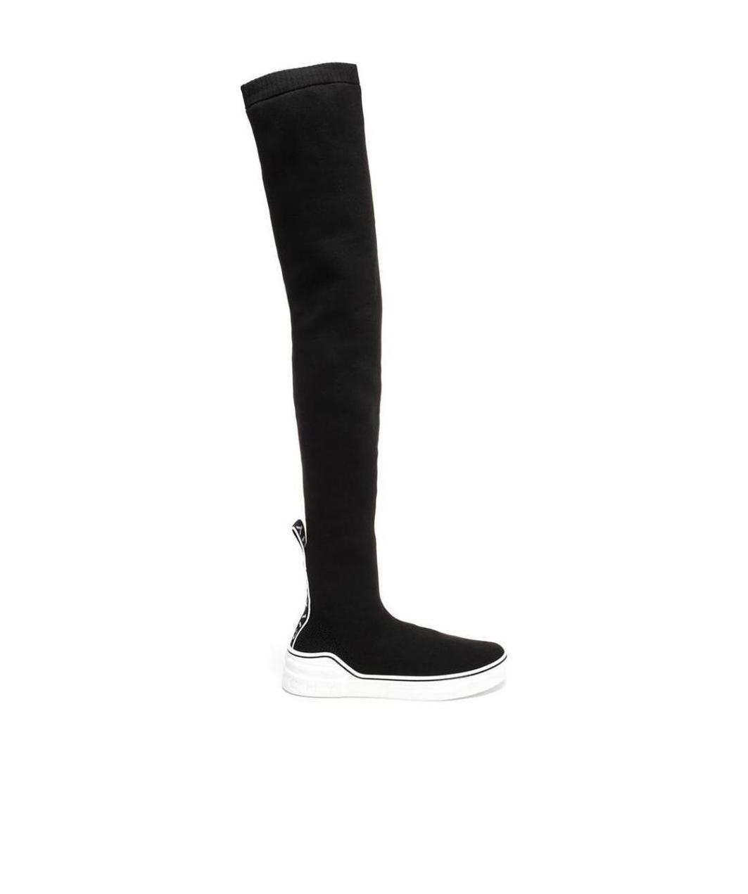 Givenchy George V Over-the-knee Sneaker Boots In Black
