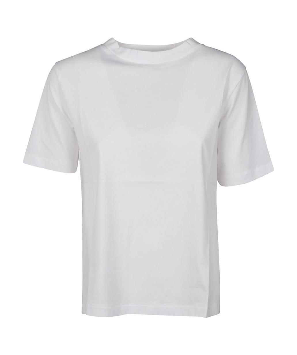 Aragona T-shirt With Round Neck And Short Sleeves In White