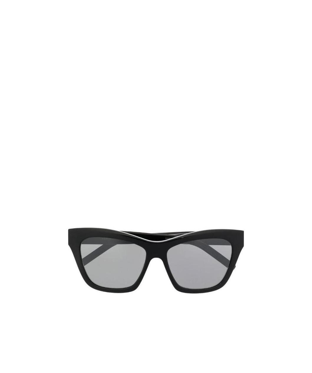 Saint Laurent Sl M79 Square Frame Sunglasses In Gray