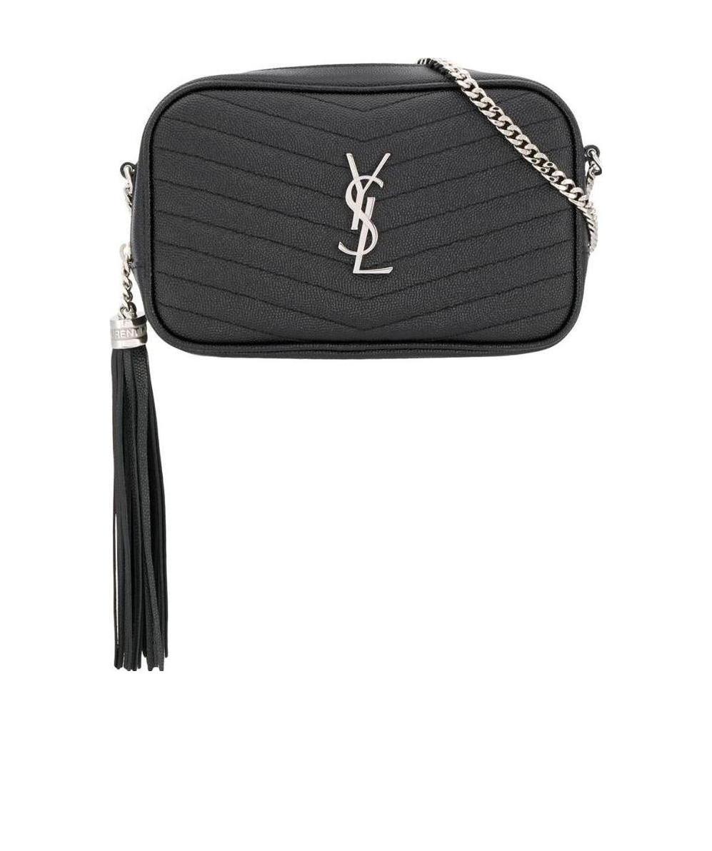 Saint Laurent Mini Lou Bag In Black
