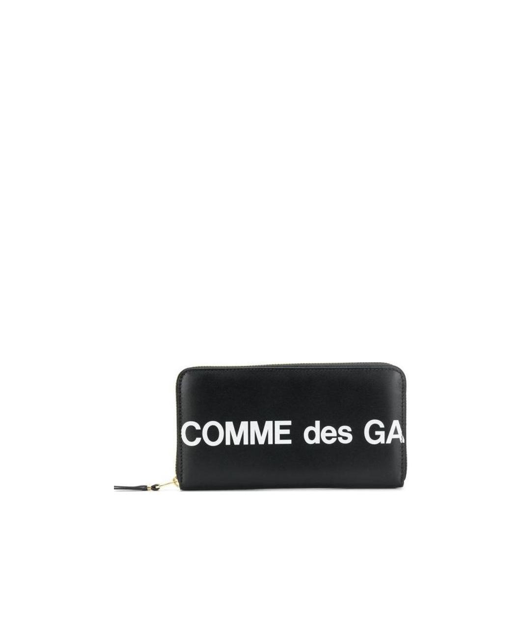 COMME DES GARÇONS LOGO ZIP-AROUND WALLET
