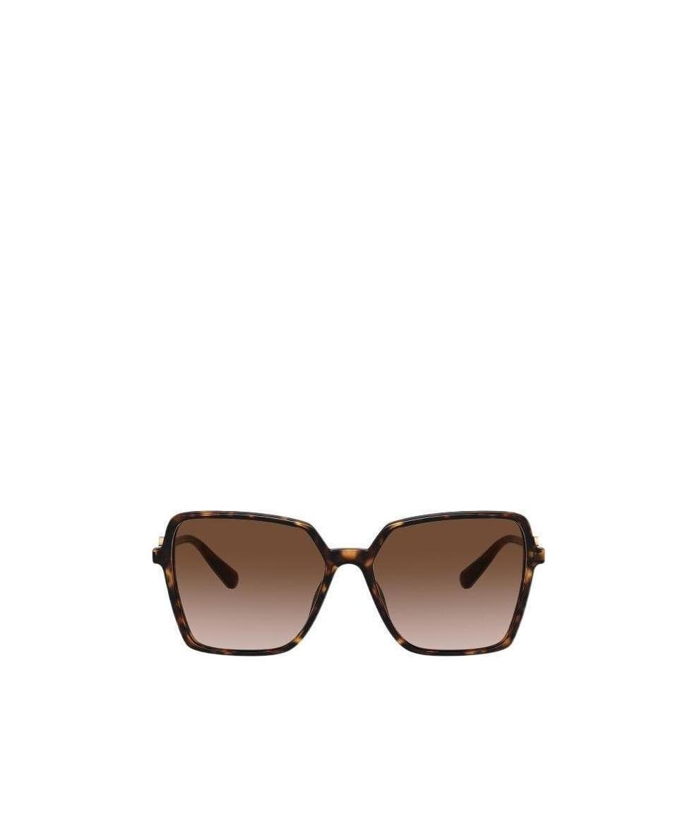 Versace Oversize-frame Gradient-lens Sunglasses In Brown