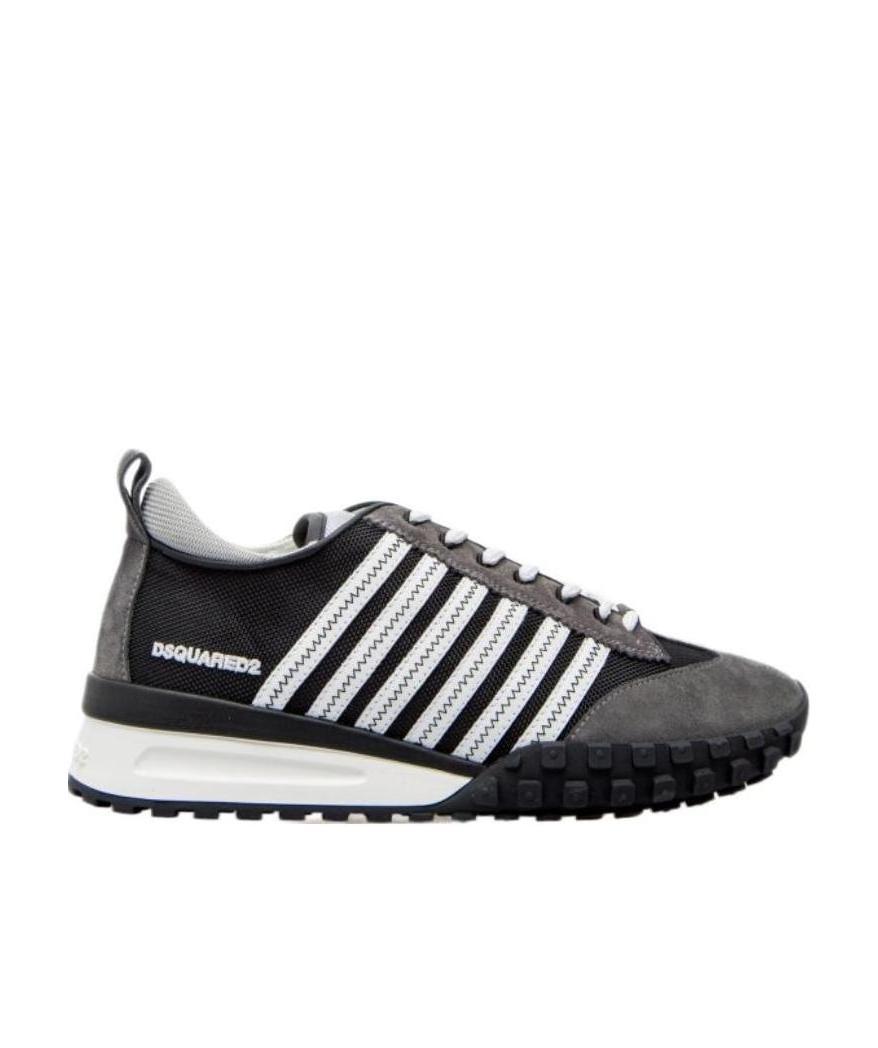 Dsquared2 Side Stripe Detail Sneakers In Black