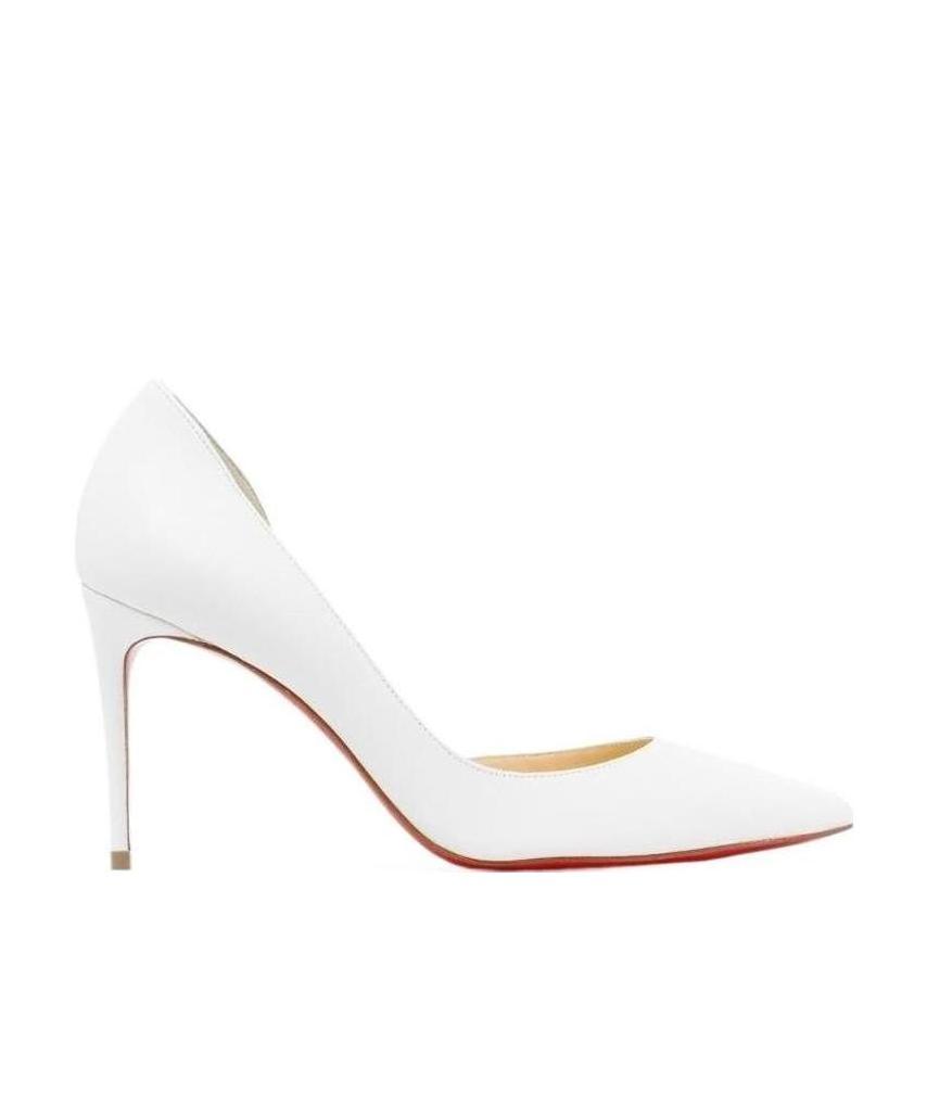 CHRISTIAN LOUBOUTIN LOGO LOGO POINTED HIGH HEELS