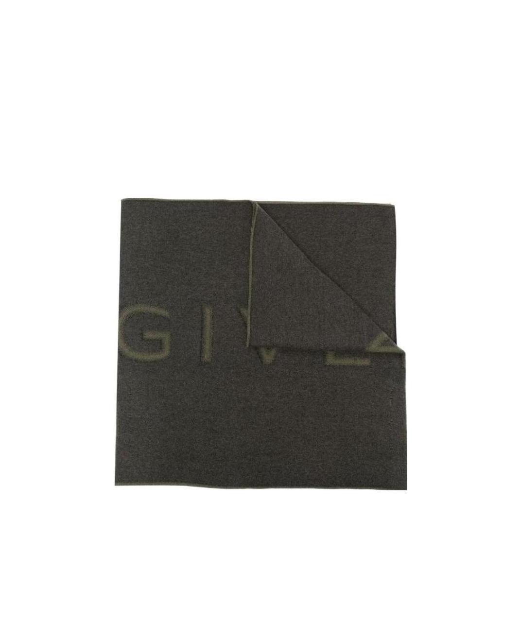 Givenchy Logo-print Knitted Scarf In Black