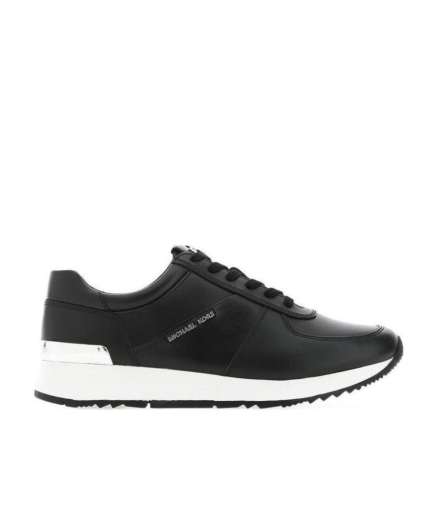 Michael Kors Lace-up Sneakers With Logo In Black