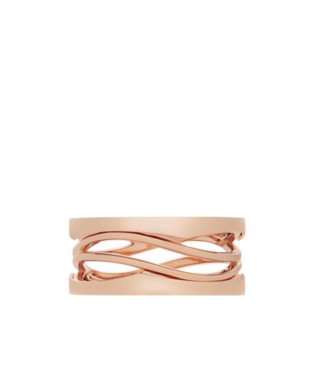 Bvlgari Logo Ring In Yellow