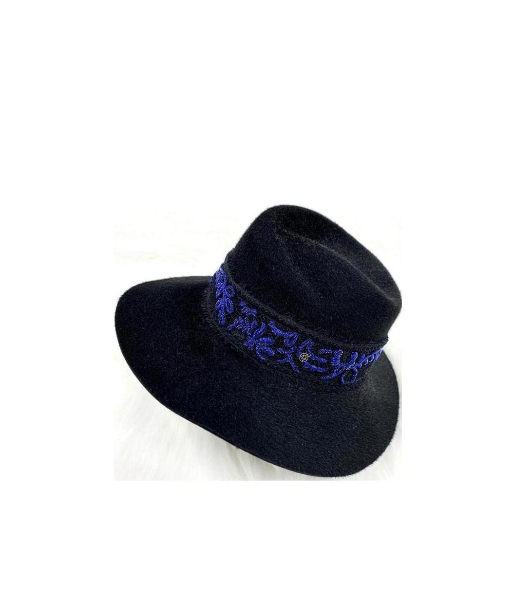 MAISON MICHEL EMBROIDERED LACE HAT 