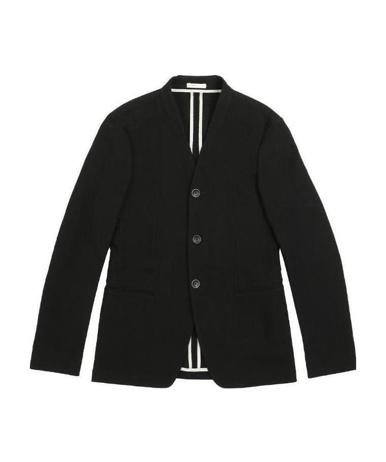 Armani Collezioni Logo Casual Jacket In Black