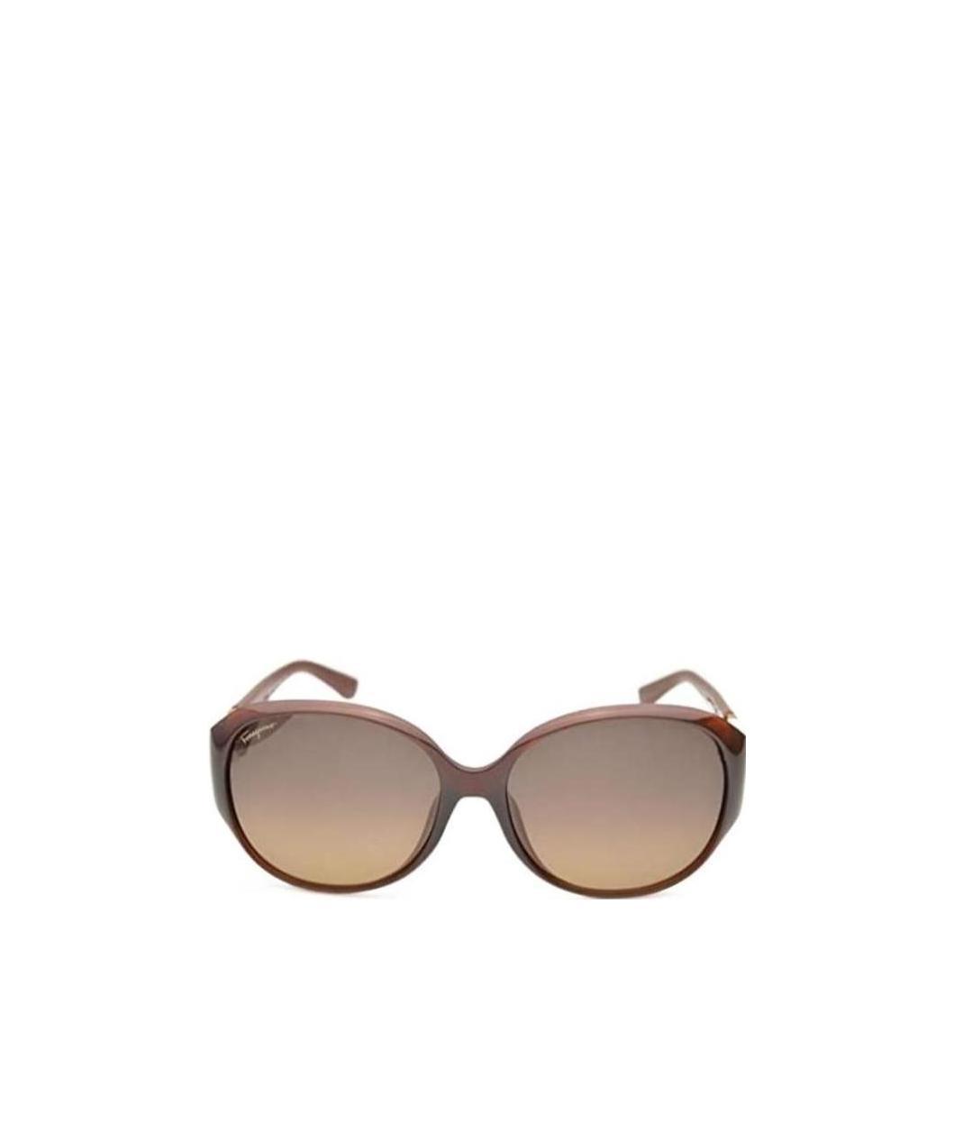 Ferragamo Logo Sunglasses In Nude