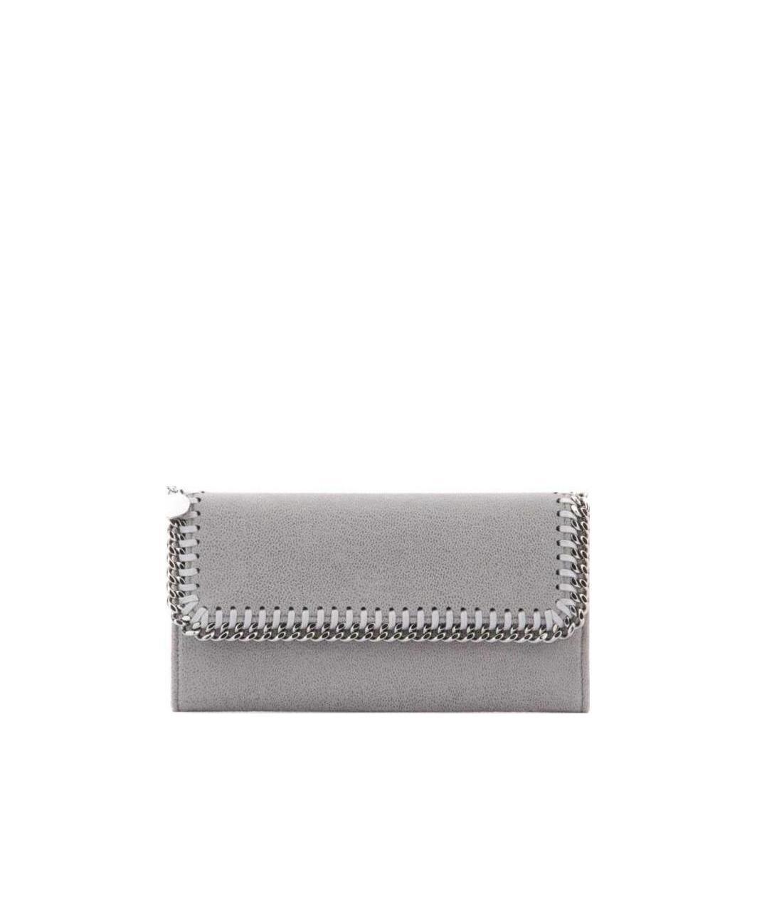 Stella Mccartney Falabella Continental Wallet In Blue