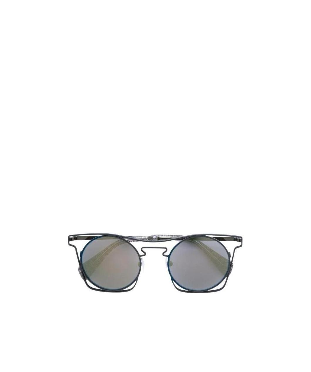 Yohji Yamamoto Square Frame Sunglasses In Gray