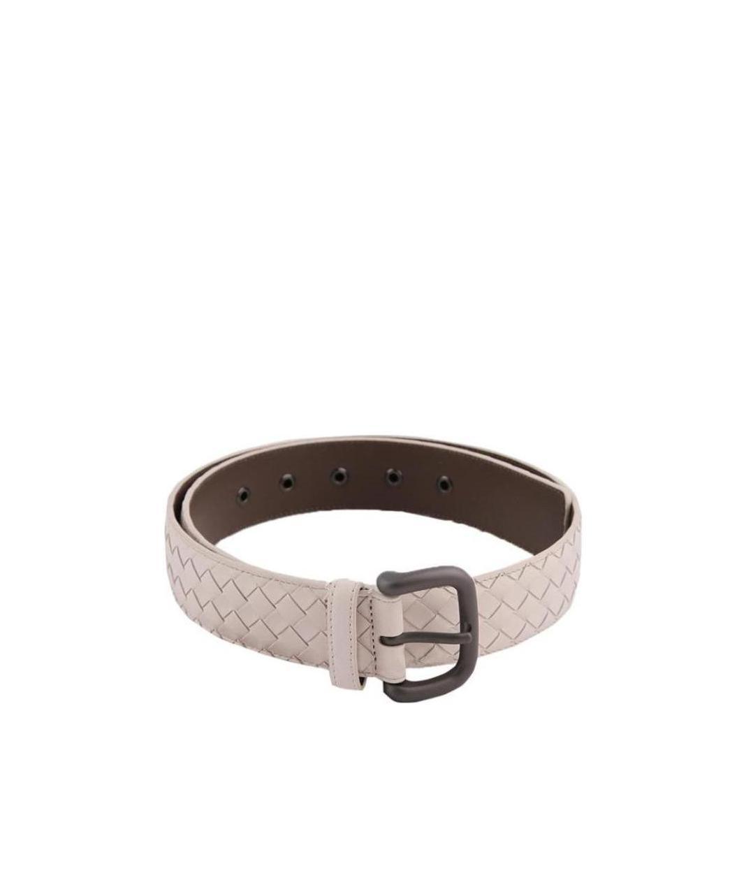Bottega Veneta Weave A Belt In Nude