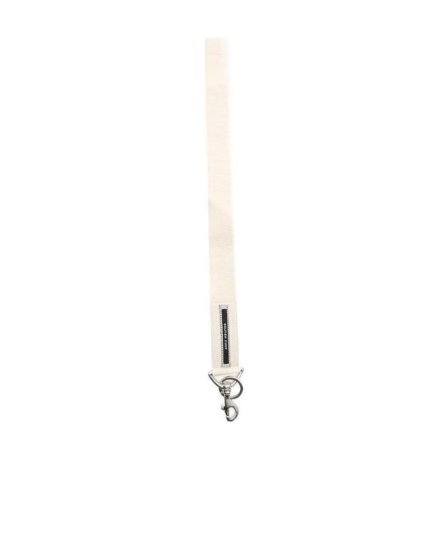 Rick Owens Drkshdw Logo Keychain In White