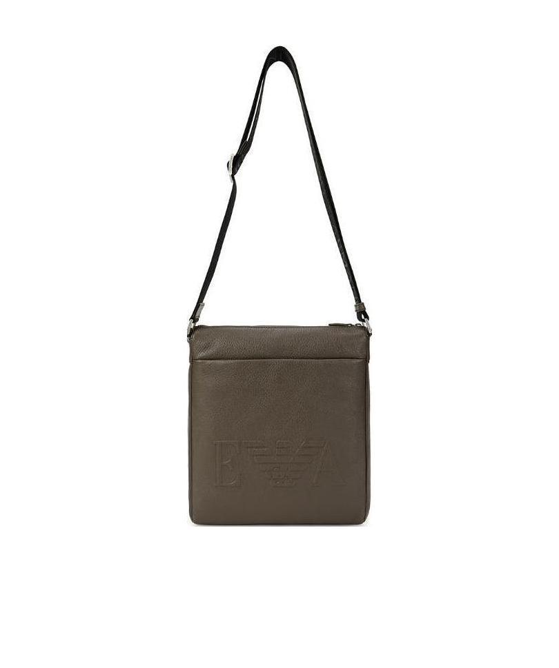 Emporio Armani Logo Shoulder Bag In Black