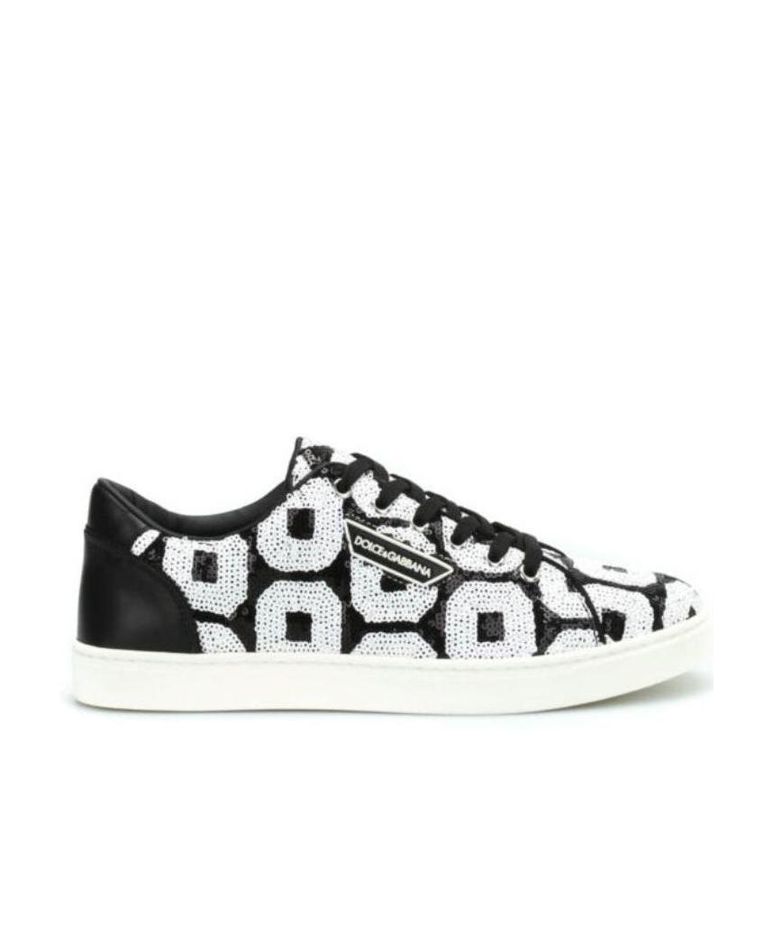 DOLCE & GABBANA SEQUINED CASUAL SNEAKERS
