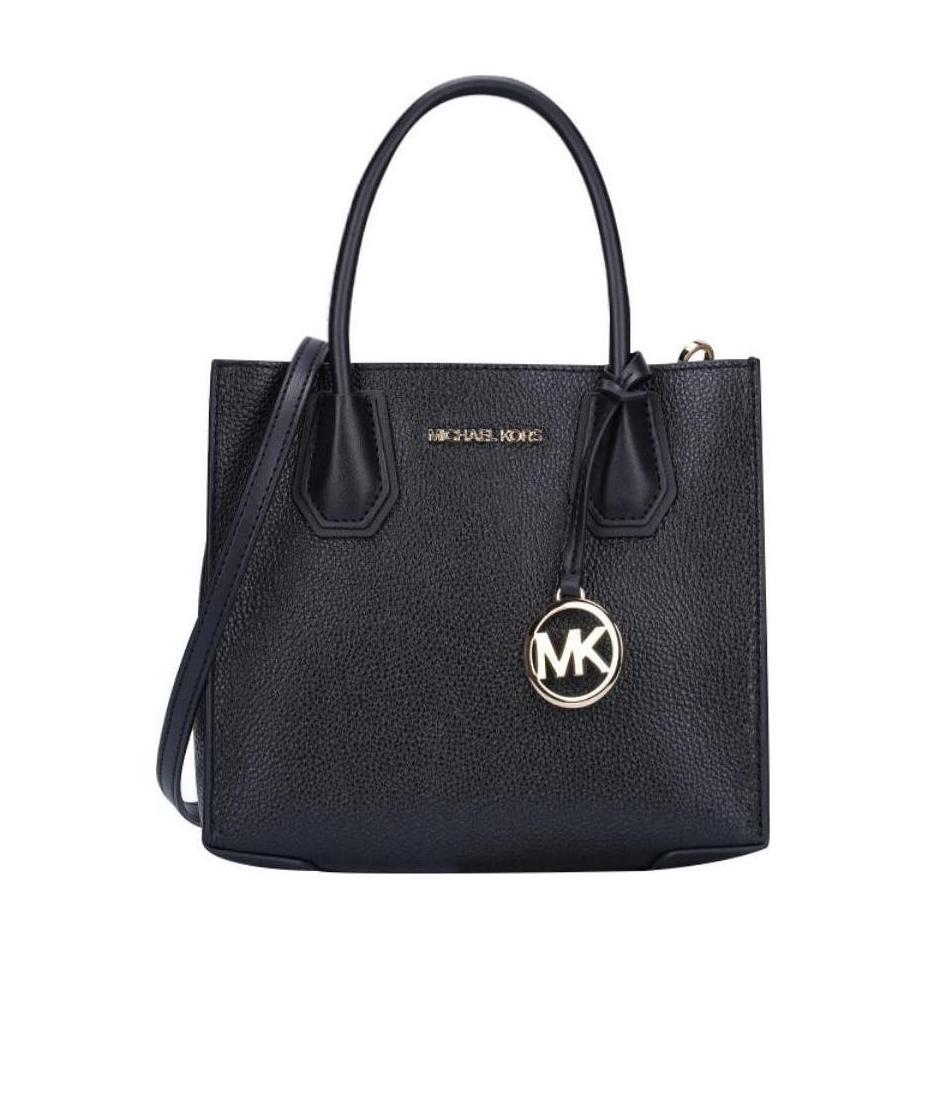 Michael Kors Logo Handbag In Black
