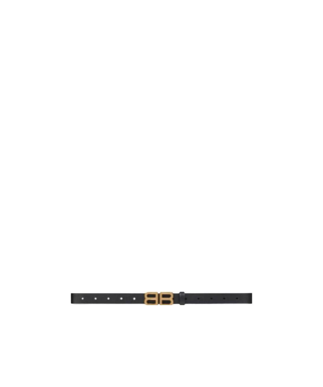Balenciaga Hourglass Logo-buckle Belt In Black
