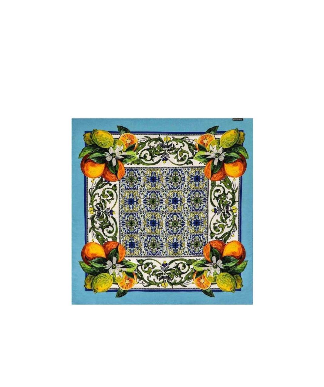 Dolce & Gabbana Printed Scarf In Multicolor