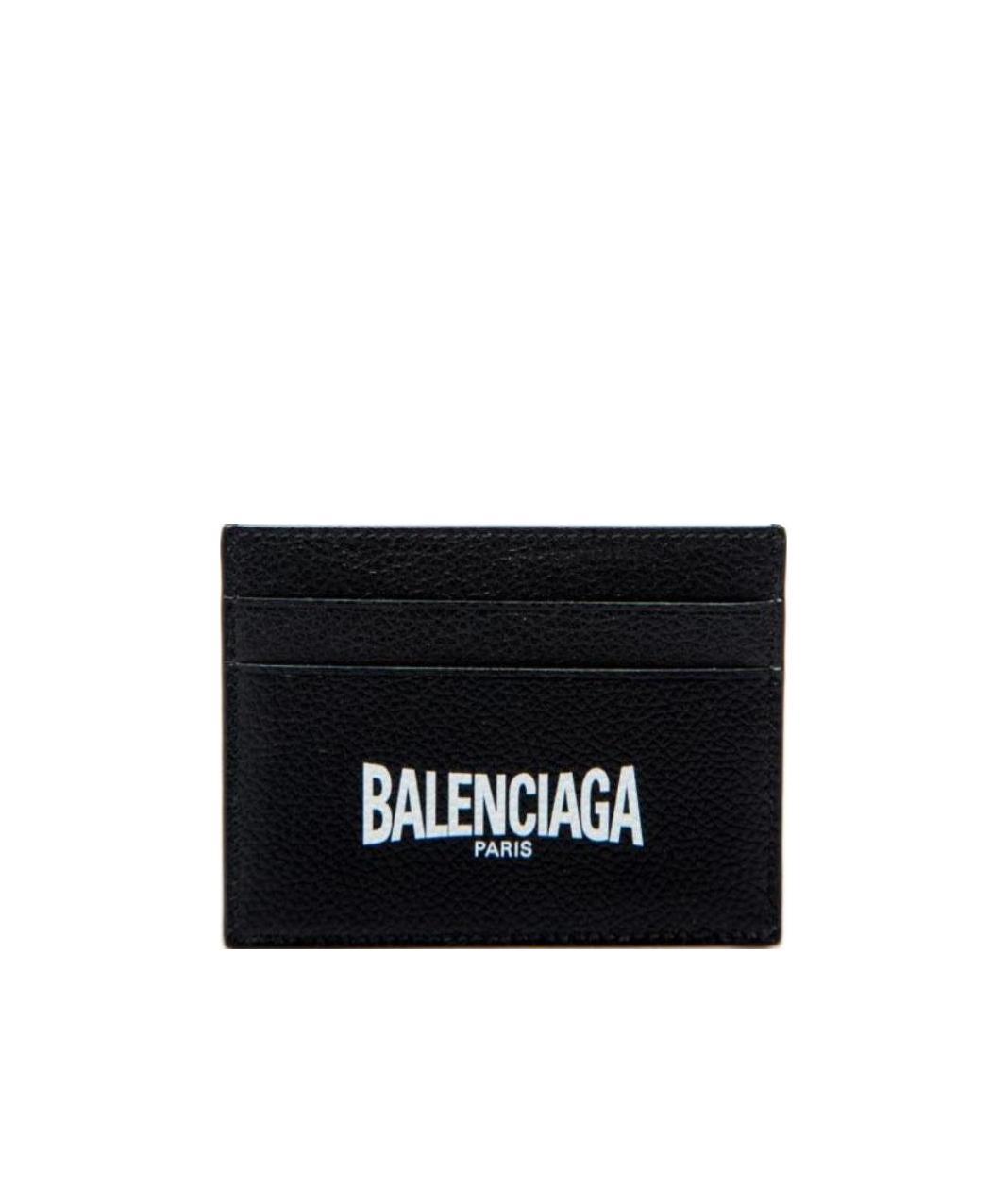 Balenciaga Logo-print Cardholder In Black