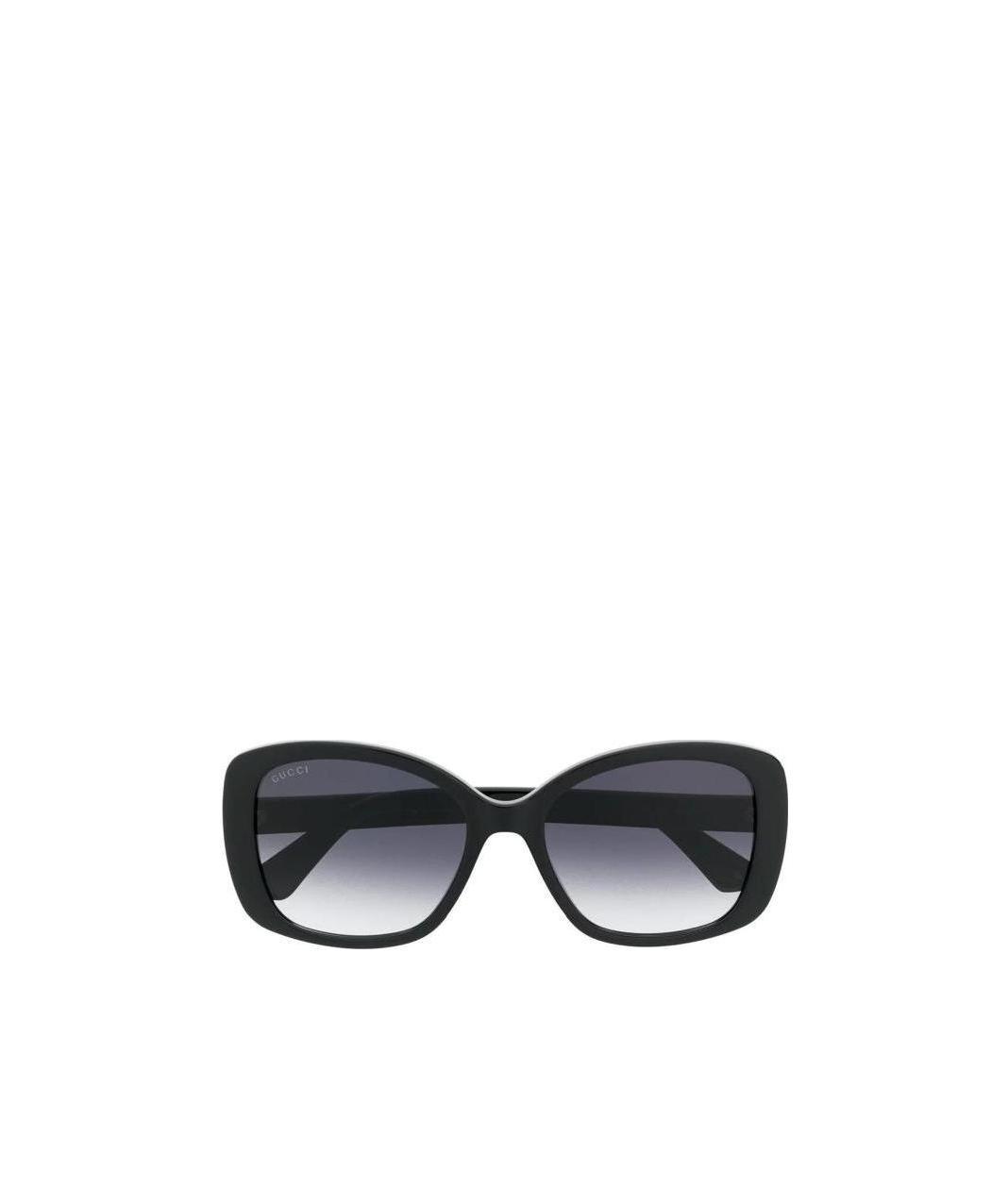 Gucci Double G Square-frame Sunglasses In Black