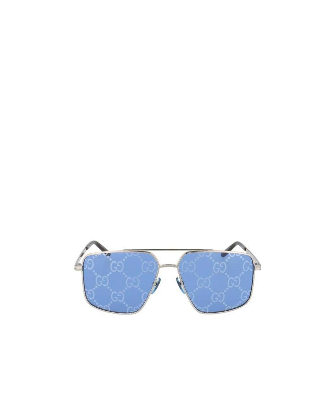 Gucci Gg-lens Square-frame Sunglasses In Blue