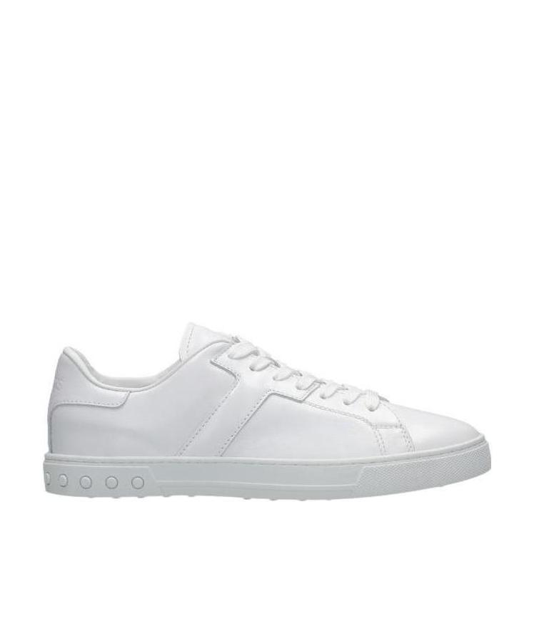 Tod's Leather Lace-up Sneakers In White