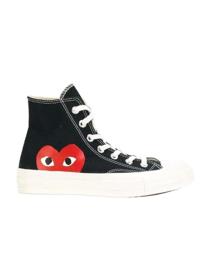 Comme Des Garçons Play Chuck 70 High-top Sneakers In Black