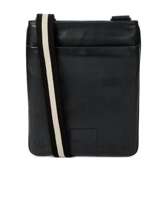 Bally Logo Shoulder Bag In Black