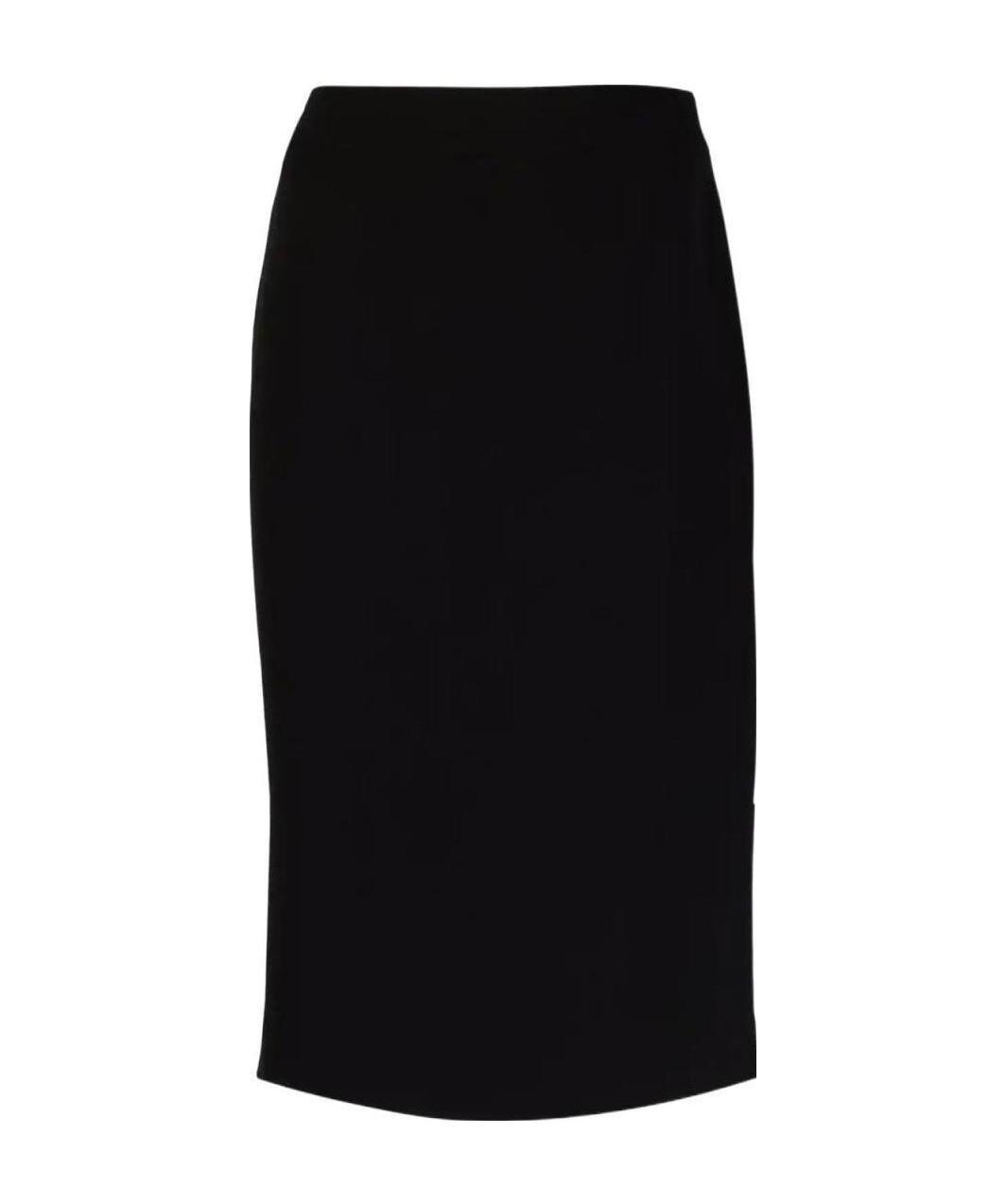 EMPORIO ARMANI HIGH-WAISTED BODYCON MIDI SKIRT