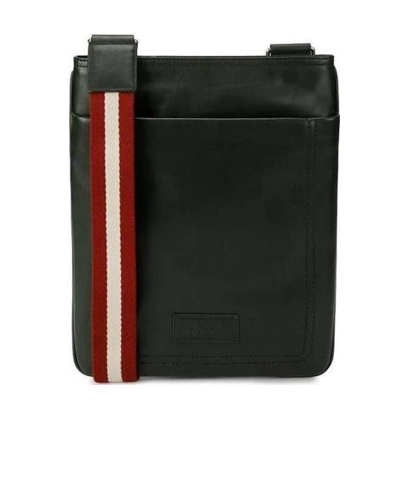 Bally Logo Shoulder Bag In Black