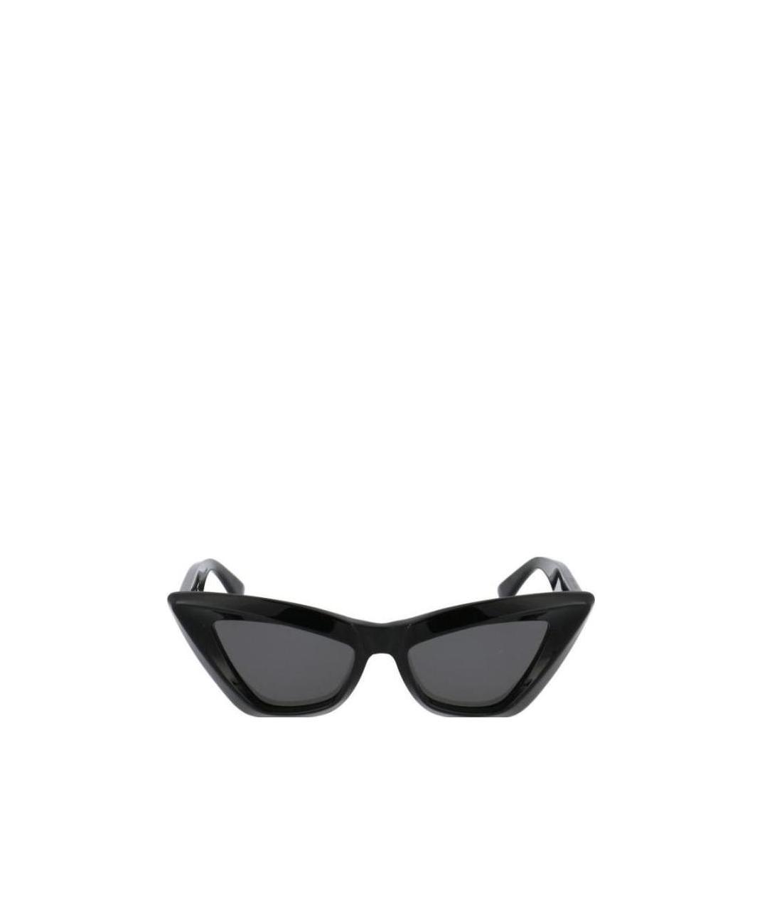 Shop Bottega Veneta Cat-eye Frame Sunglasses In Black
