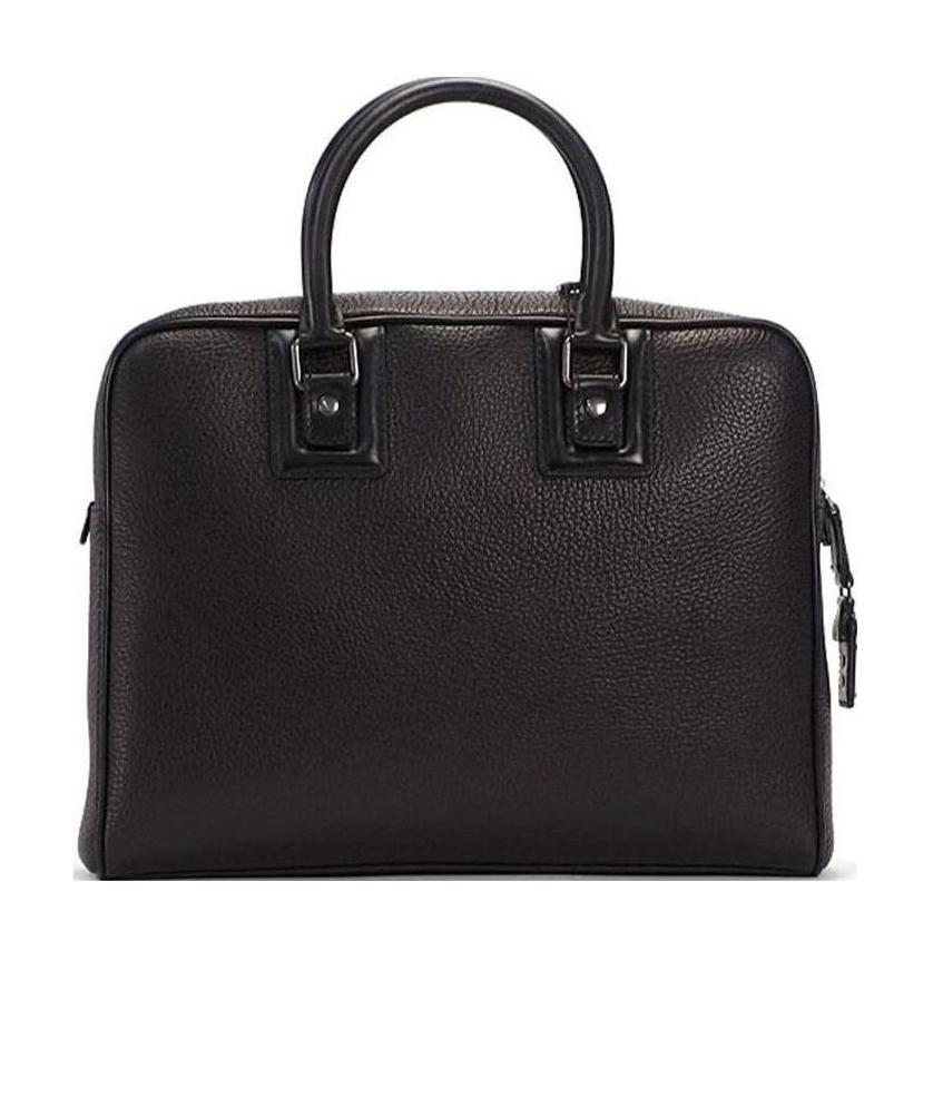 Dolce & Gabbana Logo Details Handbag In Black