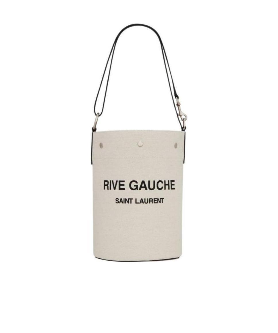 Saint Laurent Rive Gauche Shopping Bag In White