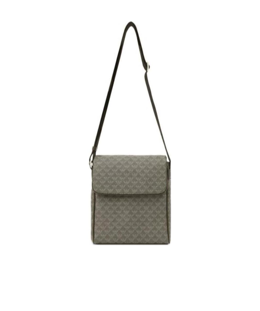 EMPORIO ARMANI LOGO PRINTED SHOULDER BAG