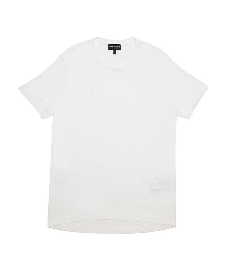 Emporio Armani T-shirt With Round Neck In White
