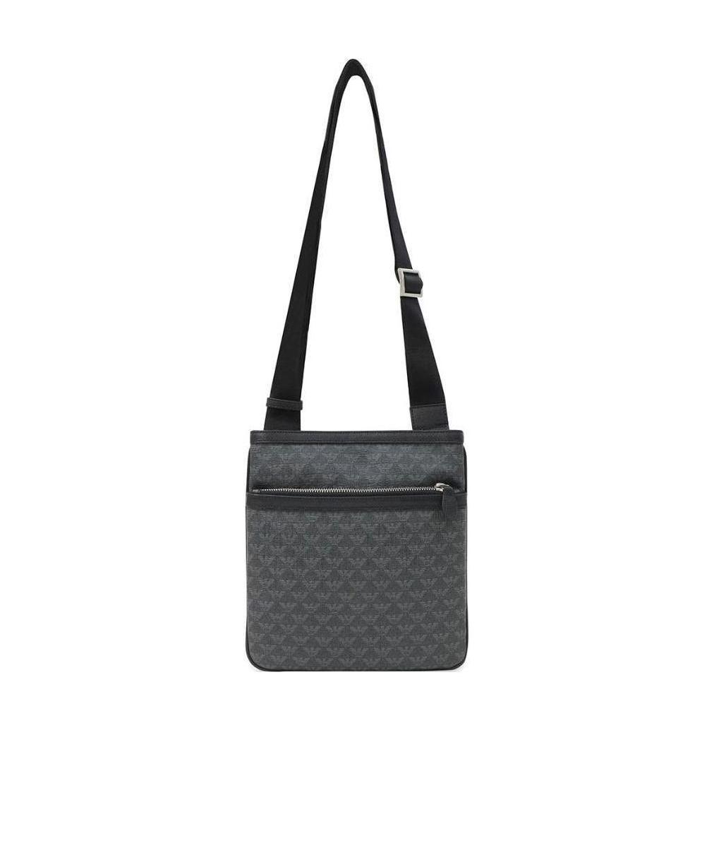 Emporio Armani Logo Logo Satchel Bag In Black