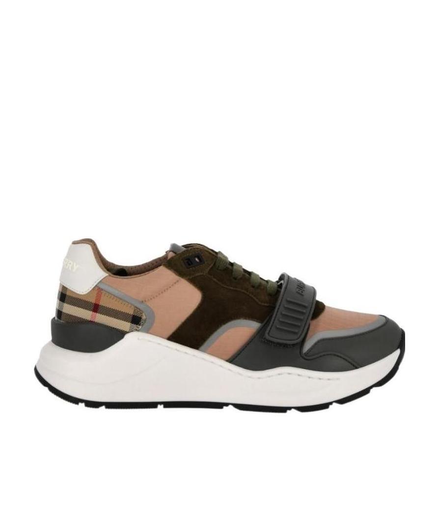 Burberry Ramsey Panelled Sneakers In Multi