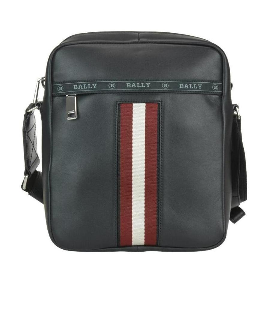 Bally Logo Shoulder Bag In Black