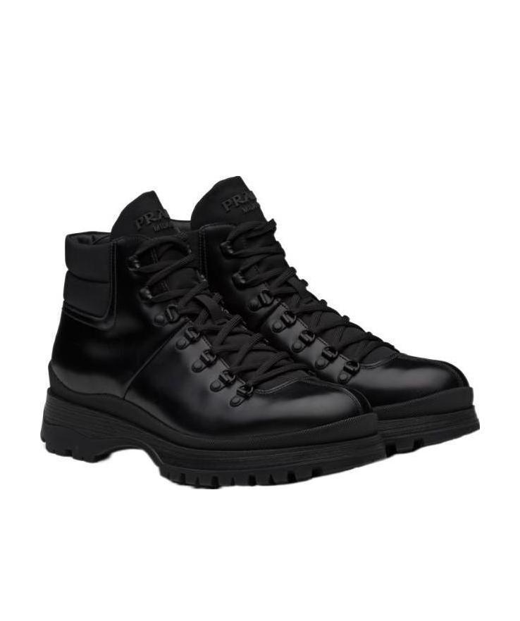 Prada Brixxen Ankle-length Boots In Black