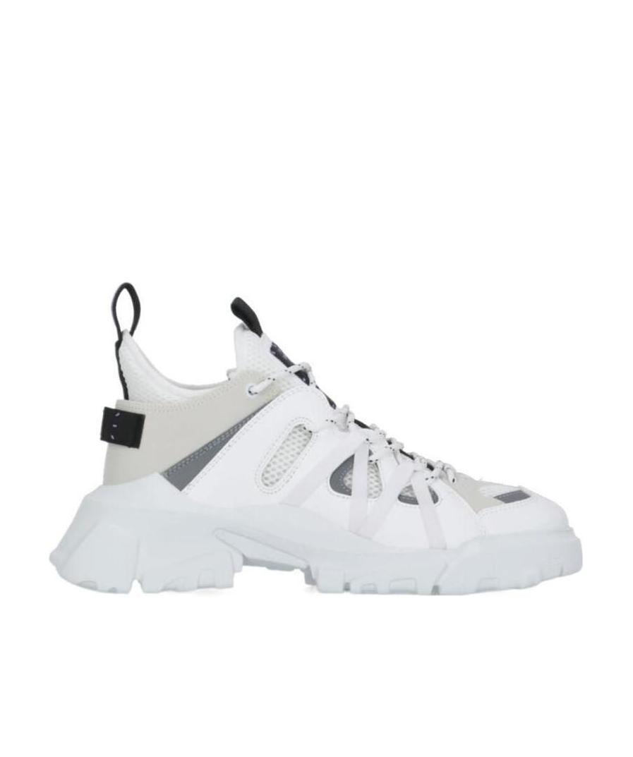 Mcq By Alexander Mcqueen High-top Mesh Sneakers In White