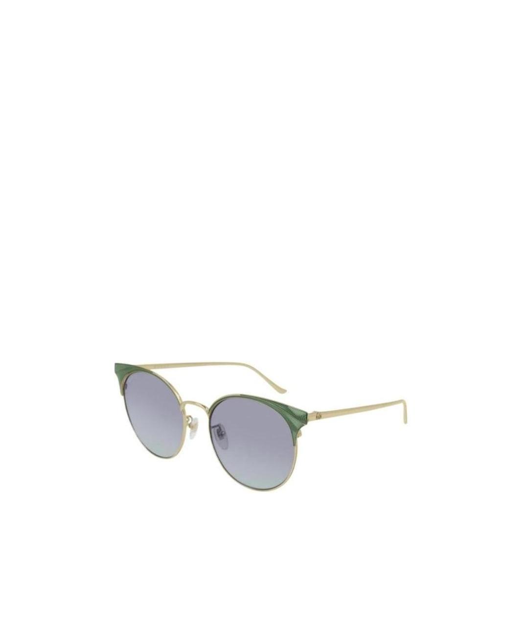 Gucci Logo Details Sunglasses In Gray