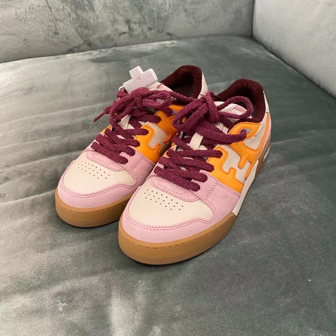 Fendi Match Panelled Low-top Trainers In Multicolor
