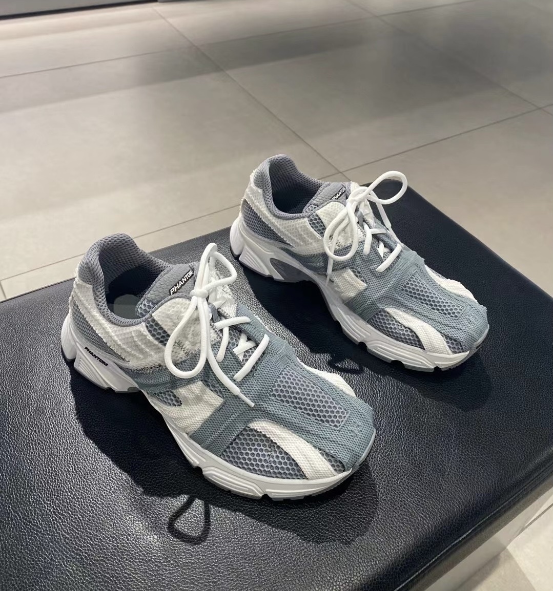 Balenciaga Phanom Low-top Sneakers In White